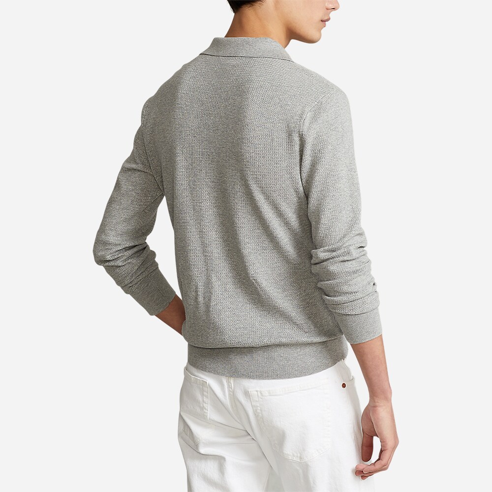Lskccmslm1-Long Sleeve-Polo Shirt Andover Heather