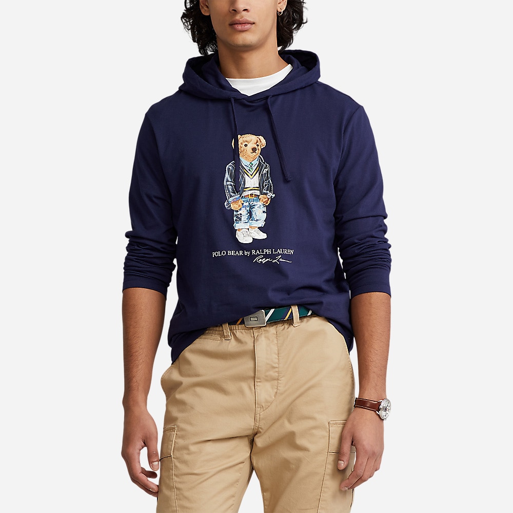 Lspohoodm2-Long Sleeve-T-Shirt Sp22 Cruise Navy Heritage Bear
