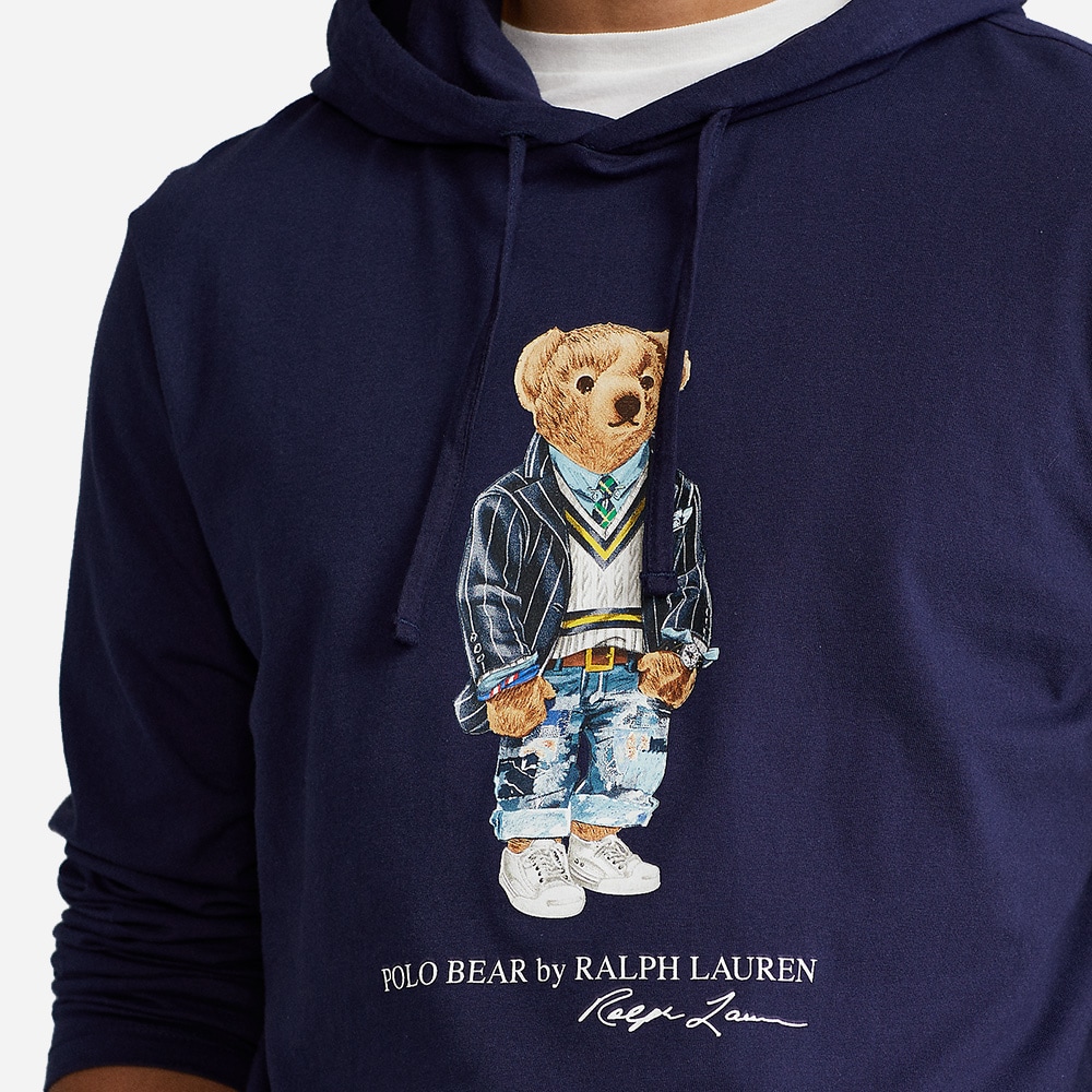 Lspohoodm2-Long Sleeve-T-Shirt Sp22 Cruise Navy Heritage Bear