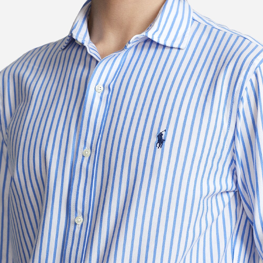 Estppcs-Long Sleeve-Sport Shirt Harbor Island Blue/White