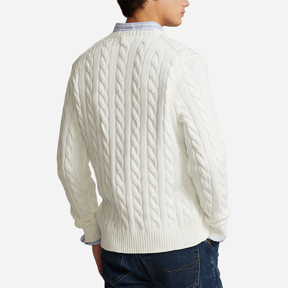 Ls Driver Cn-Long Sleeve-Sweater White