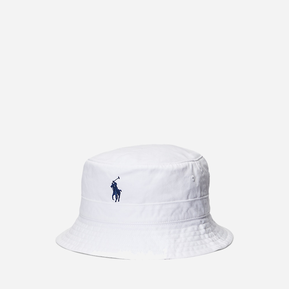 Loft Bucket-Bucket-Hat White