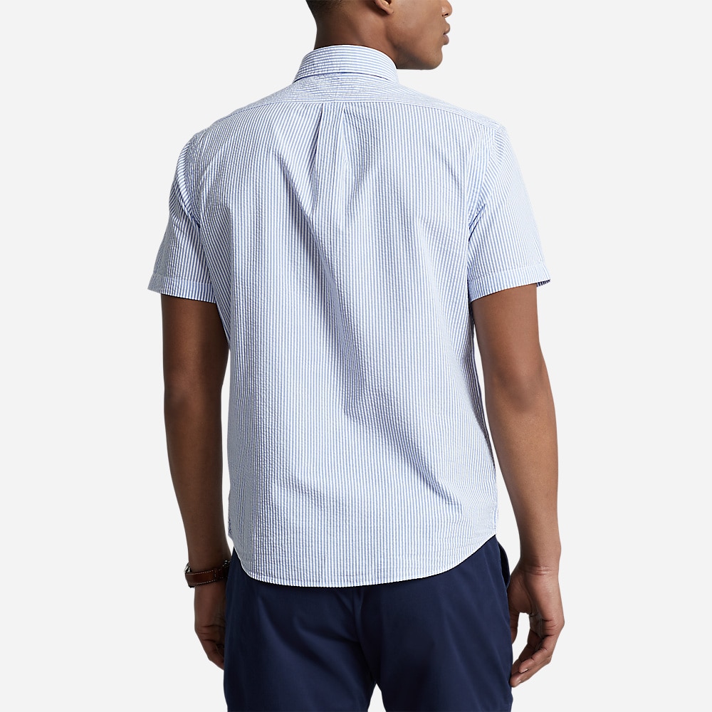 Cubdpppksspr-Short Sleeve-Sport Shirt 2604c Light Blue/White