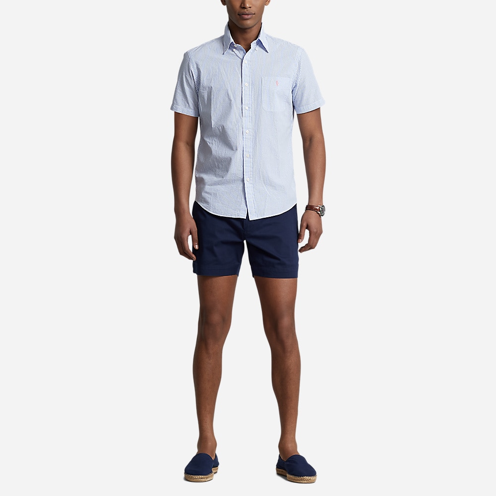 Cubdpppksspr-Short Sleeve-Sport Shirt 2604c Light Blue/White