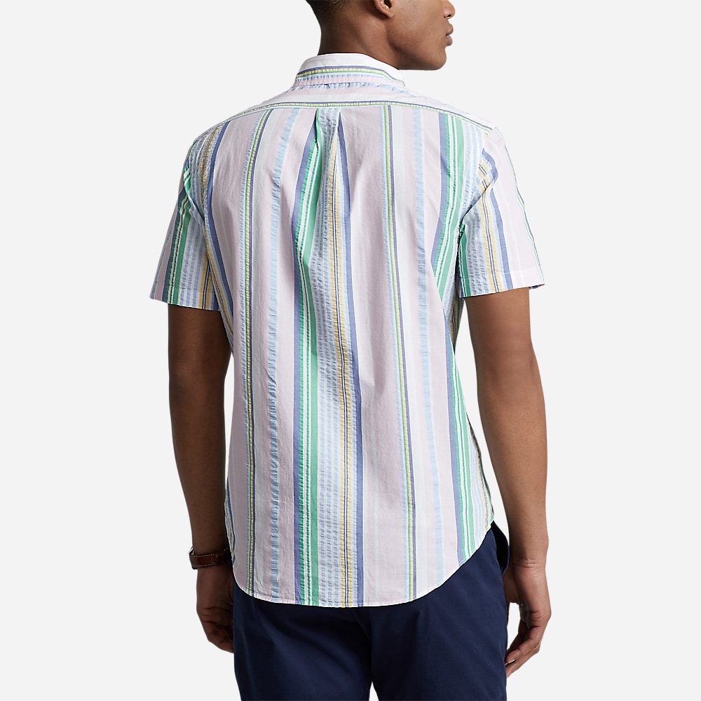 Cubdppcsss-Short Sleeve-Sport Shirt 5566 Pink/Blue Multi