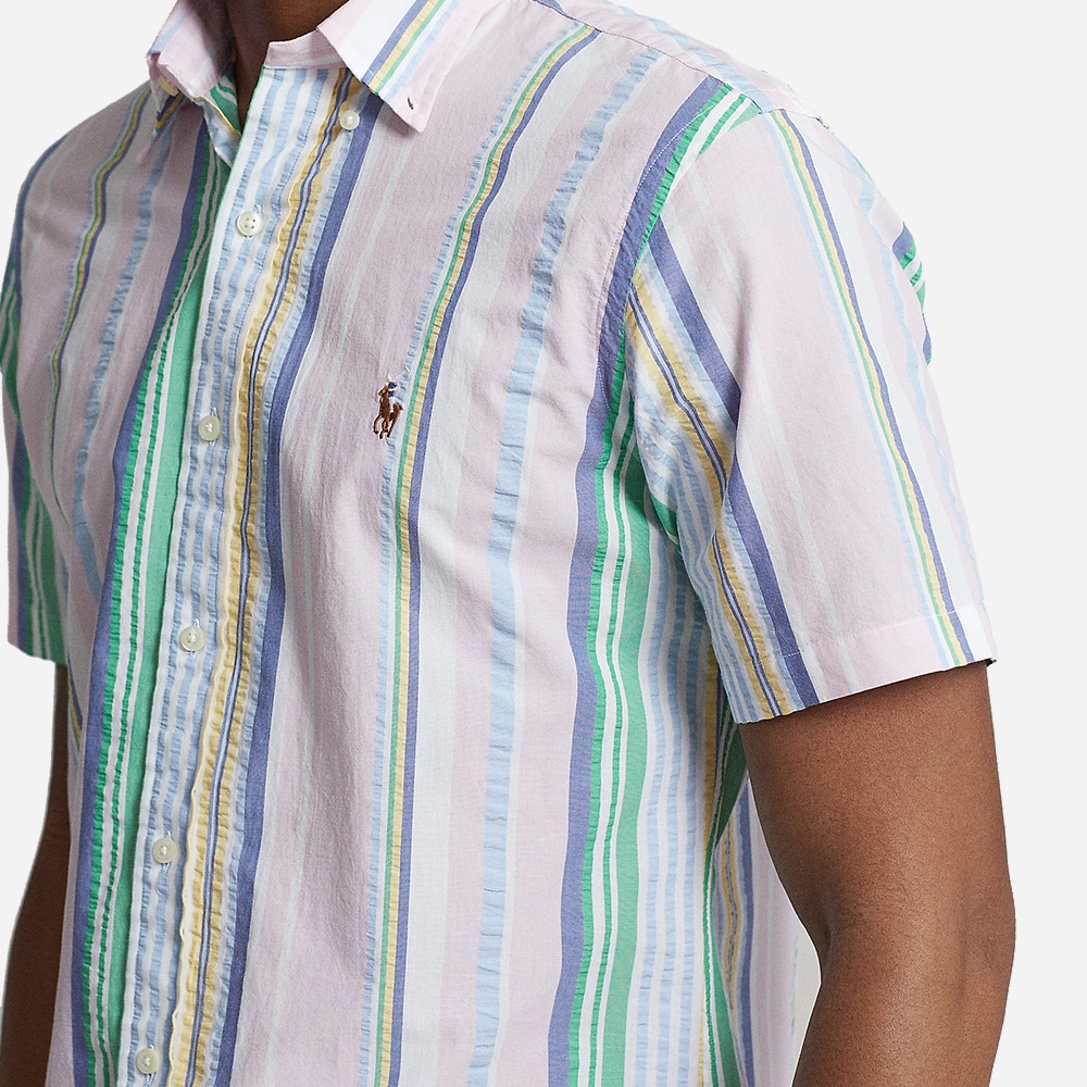 Cubdppcsss-Short Sleeve-Sport Shirt 5566 Pink/Blue Multi