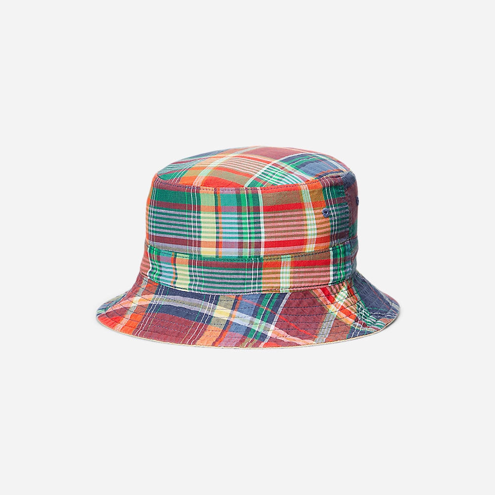 Rev Bucket-Bucket-Hat Madras/Luxury Tan