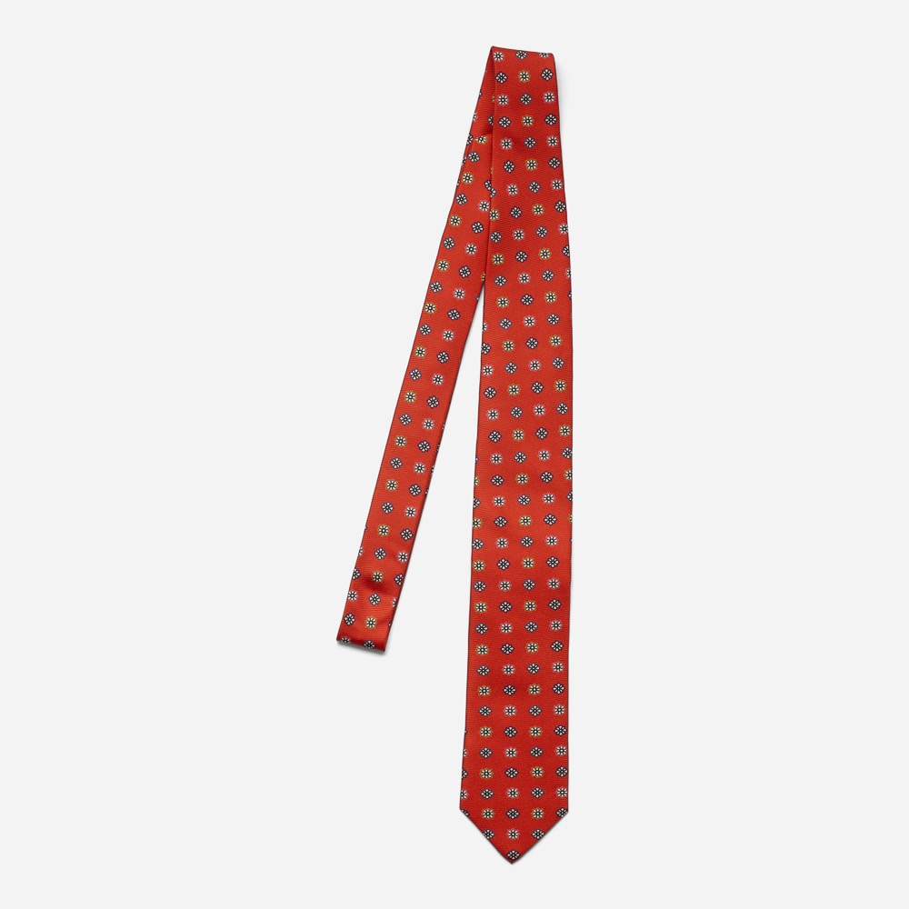 Tie 10 3 Red Flower