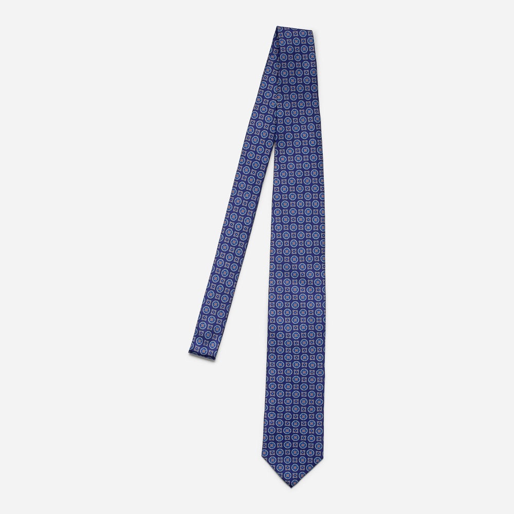 Tie Silk - Blue Print