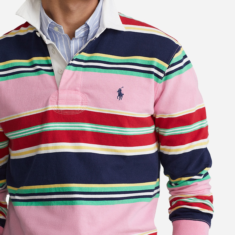 Ls Rugby M1-Long Sleeve-Rugby Harbor Pink Multi