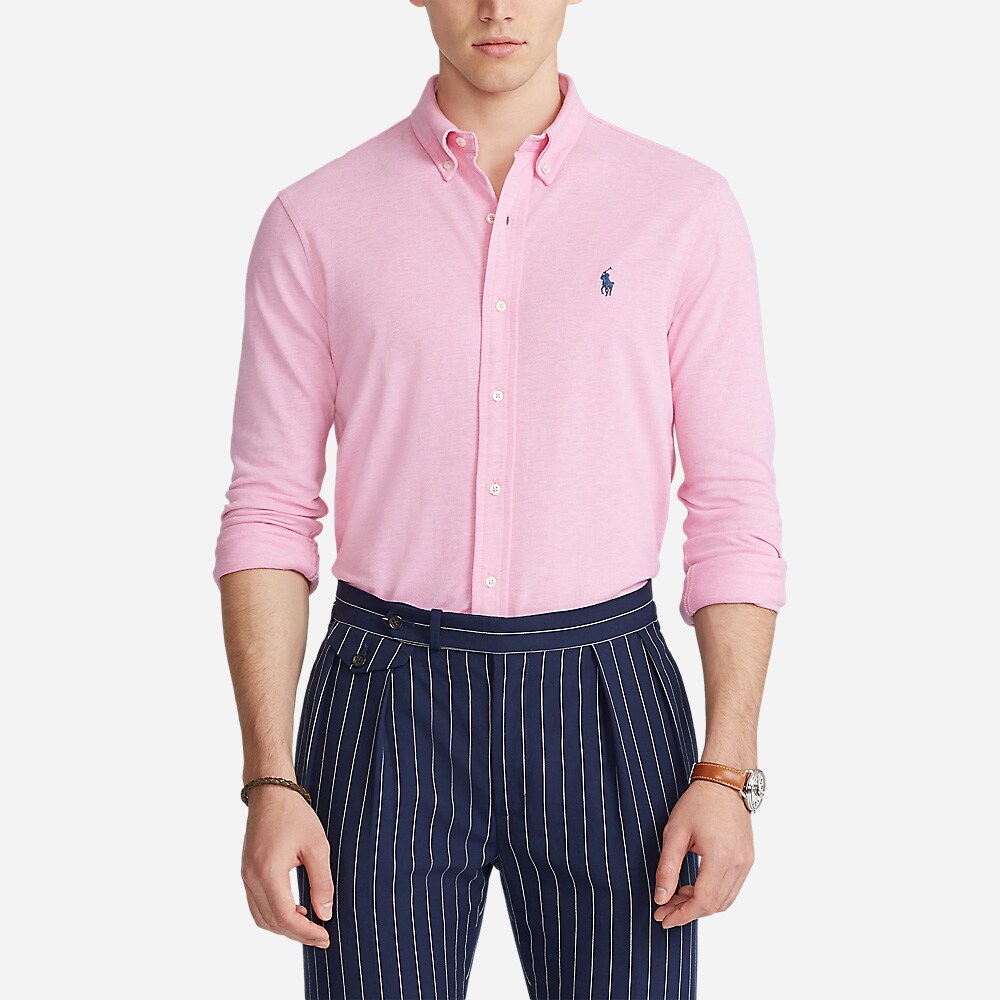 Featherweight Mesh Shirt - Pink Heather