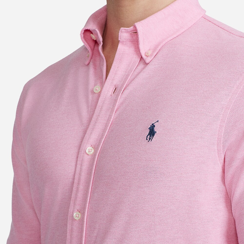 Featherweight Mesh Shirt - Pink Heather