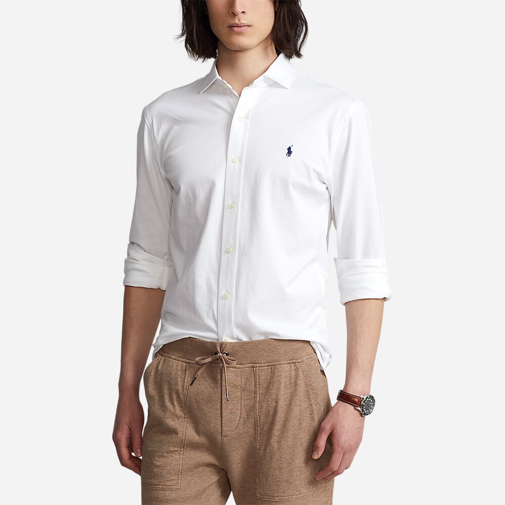 Estppcs-Long Sleeve-Sport Shirt White