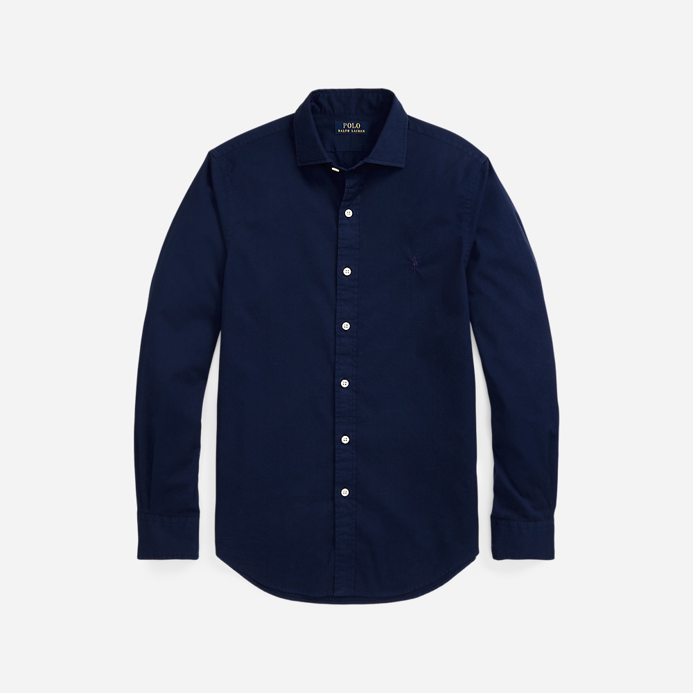 Slestppcs-Long Sleeve-Sport Shirt Newport Navy