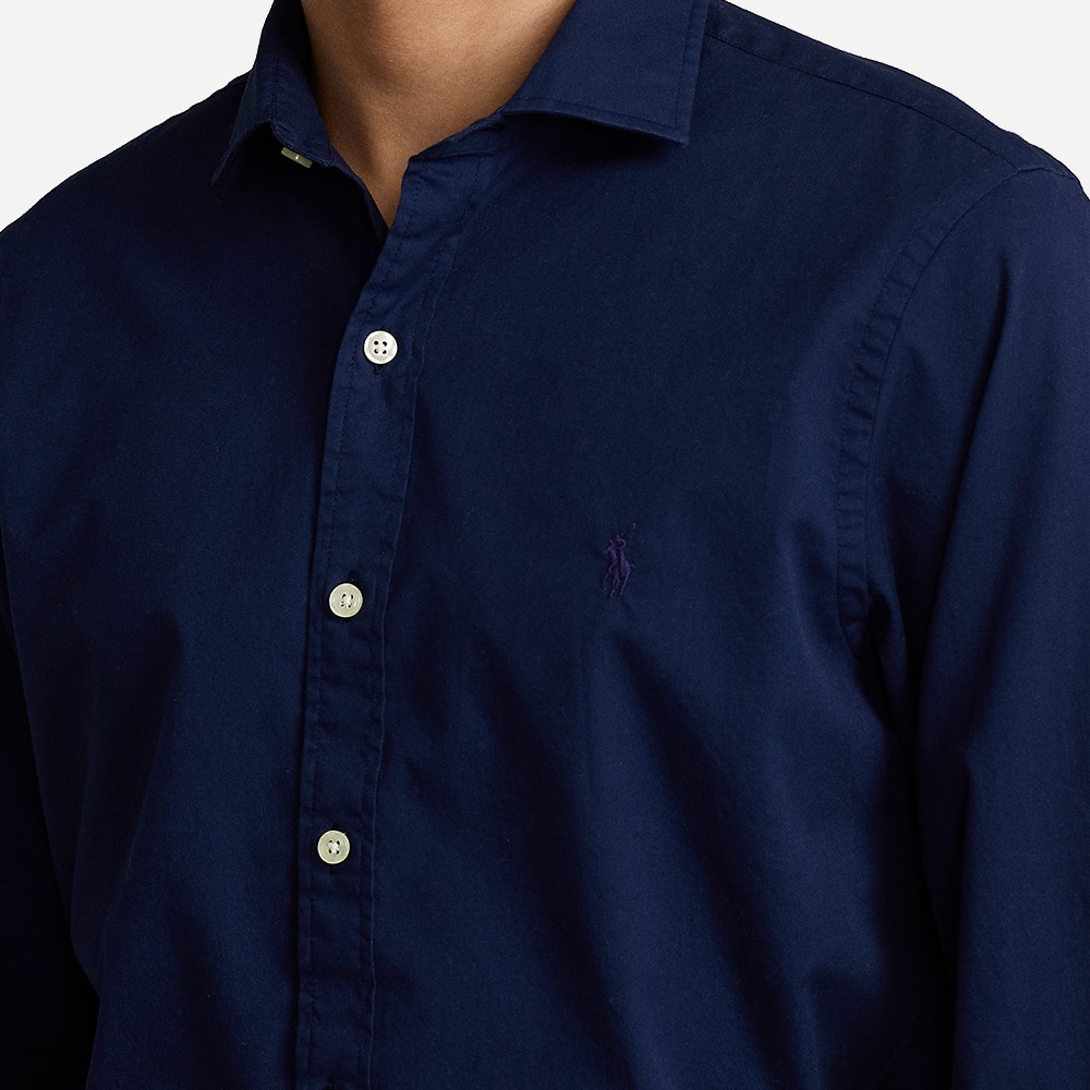 Slestppcs-Long Sleeve-Sport Shirt Newport Navy