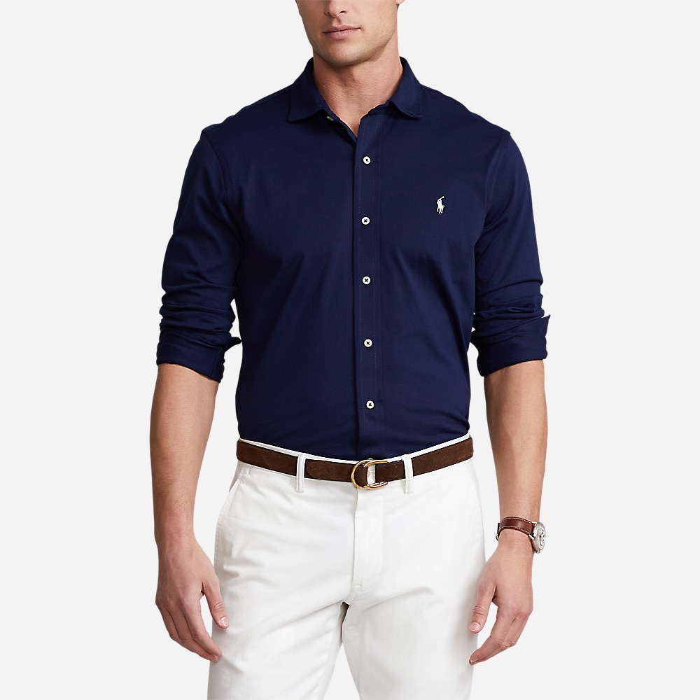 Estppcs-Long Sleeve-Sport Shirt Cruise Navy
