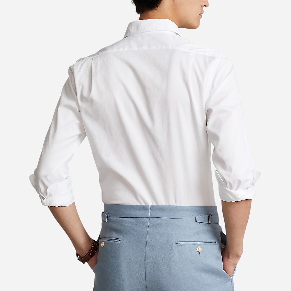 Slestppcs-Long Sleeve-Sport Shirt White