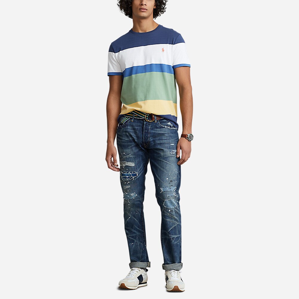 Sscncmslm3-Short Sleeve-T-Shirt Light Navy Multi