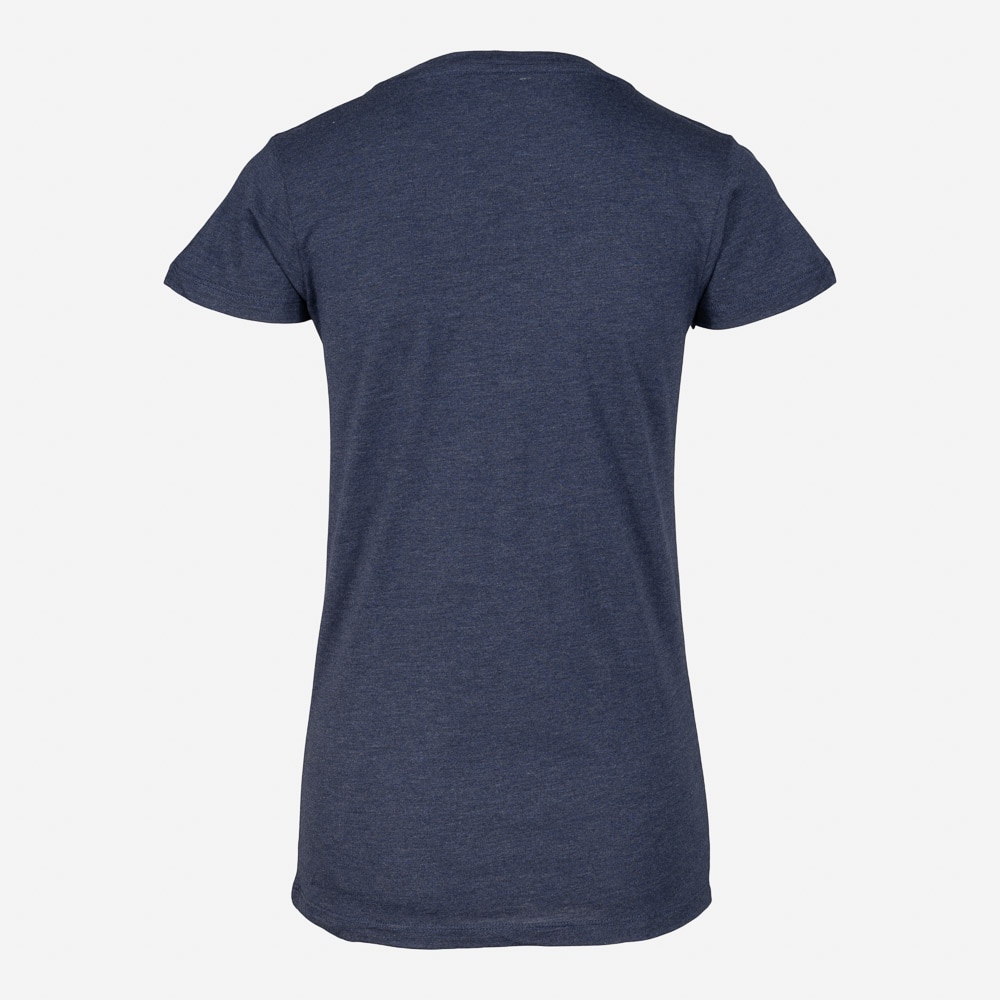 Wmn T-Shirt 80 Blue Melange