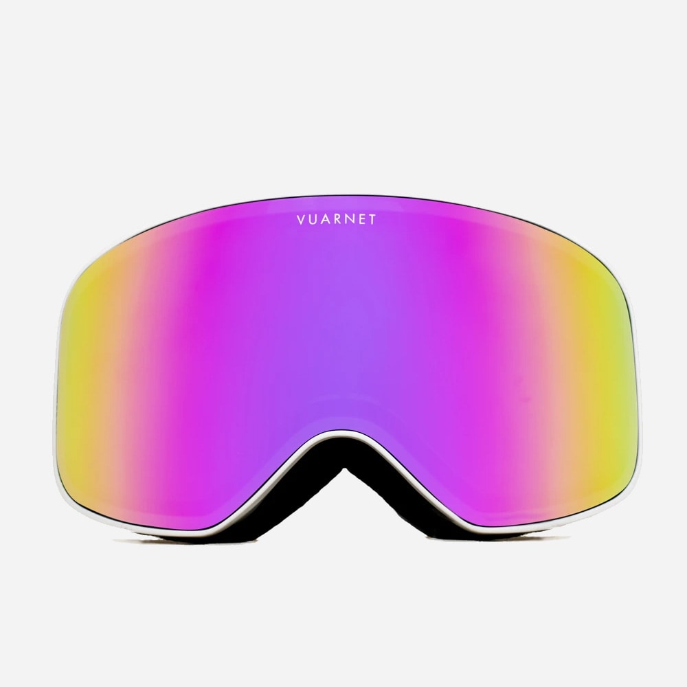 Ski Goggles Blanc Mat /Ecran Grey Pink Fl