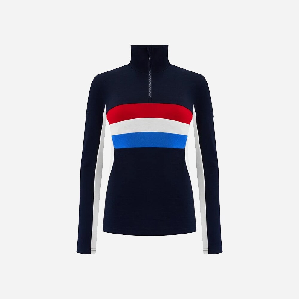 Ski Zip Up Woman Flag
