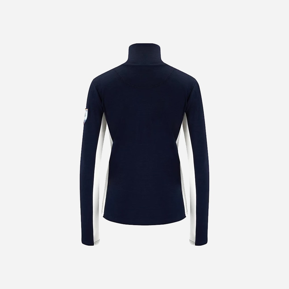 Ski Zip Up Woman Flag